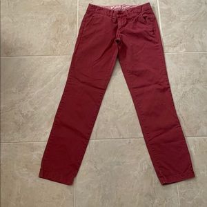 J.Crew Red Chinos